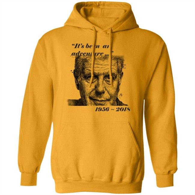 Anthony Bourdain Middle Finger 1956 - 2018 Shirt DEATH MEMORIAL DESIGN It's been adventure white shirt graphic tees Anthony Bourdain Middle Finger 1956 - 2018 Shirt DEATH MEMORIAL DESIGN It's been adventure white shirt graphic tees
