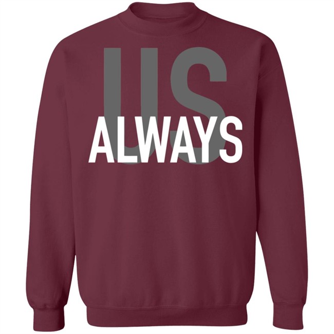 Us Always T Shirt Black Us Always Shirts Us Always T Shirt Black Us Always Shirts