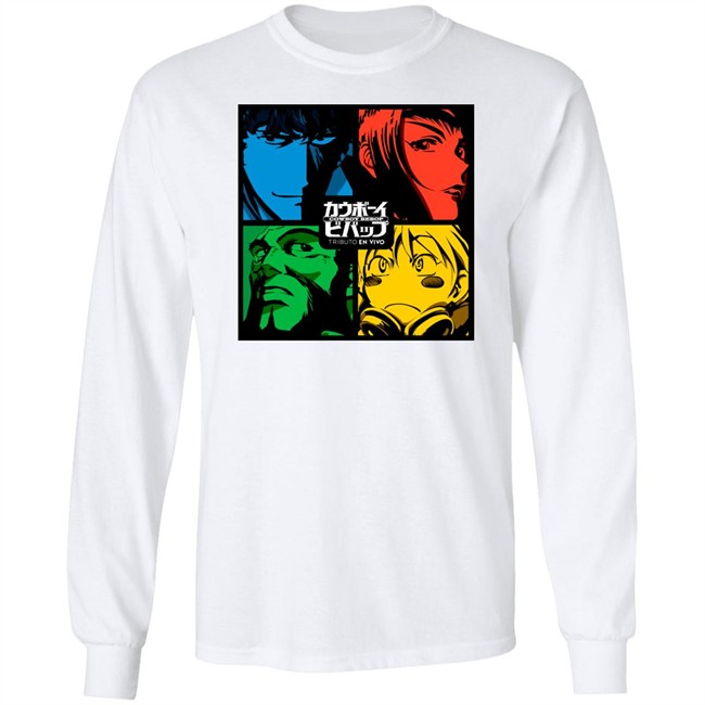 Cowboy Bebop Shirt Cowboy Bebop Tributo En VIVO White T Shirts Cowboy Bebop Shirt Cowboy Bebop Tributo En VIVO White T Shirts