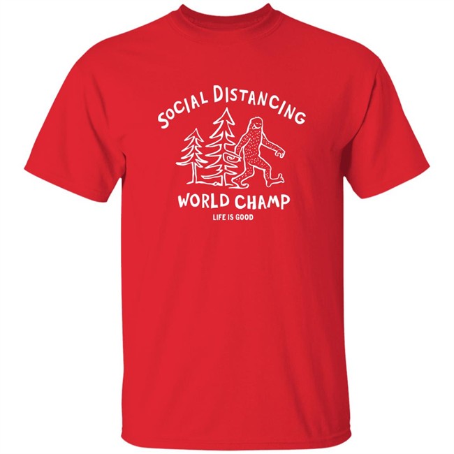 Life Is Good Social Distancing Big Foot T Shirt Social Distancing Big Foot Life Is Good Black Shirts Life Is Good Social Distancing Big Foot T Shirt Social Distancing Big Foot Life Is Good Black Shirts