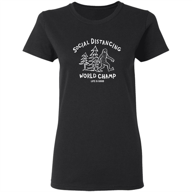 Life Is Good Social Distancing Big Foot T Shirt Social Distancing Big Foot Life Is Good Black Shirts Life Is Good Social Distancing Big Foot T Shirt Social Distancing Big Foot Life Is Good Black Shirts