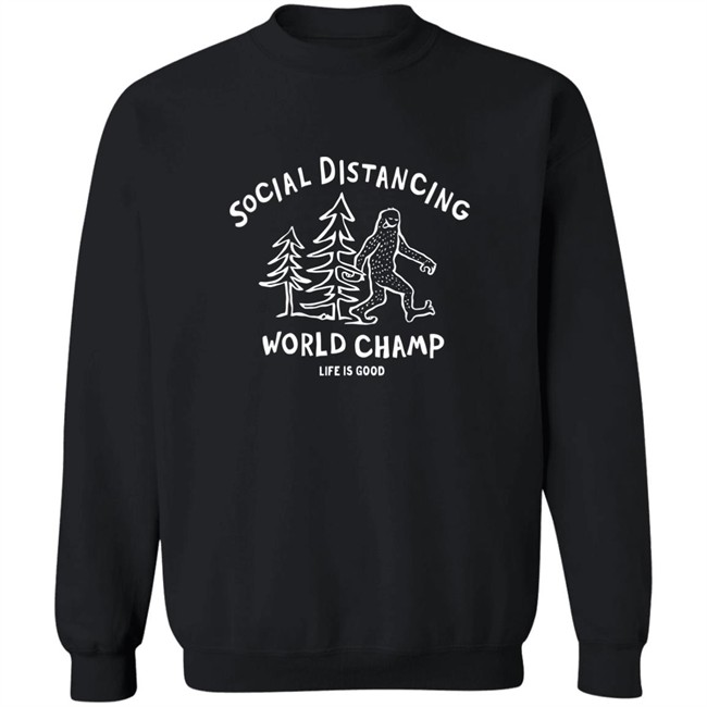 Life Is Good Social Distancing Big Foot T Shirt Social Distancing Big Foot Life Is Good Black Shirts Life Is Good Social Distancing Big Foot T Shirt Social Distancing Big Foot Life Is Good Black Shirts