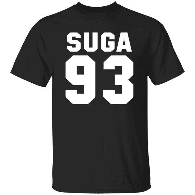 Suga 93 Hoodie BTS Suga 93 Black Hooded Sweatshirt Suga 93 Hoodie BTS Suga 93 Black Hooded Sweatshirt