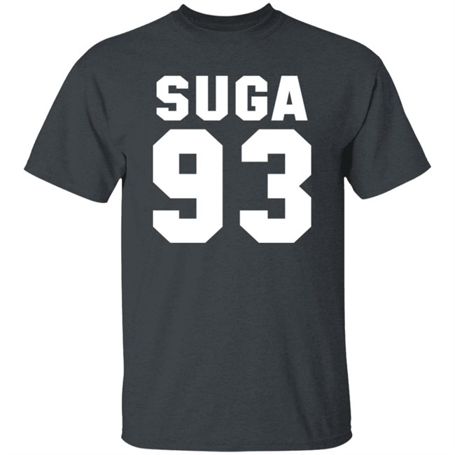 Suga 93 Hoodie BTS Suga 93 Black Hooded Sweatshirt Suga 93 Hoodie BTS Suga 93 Black Hooded Sweatshirt