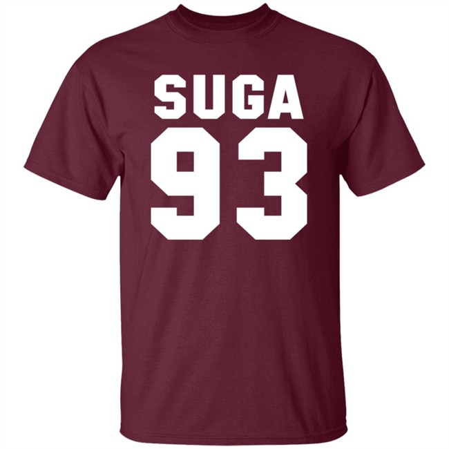 Suga 93 Hoodie BTS Suga 93 Black Hooded Sweatshirt Suga 93 Hoodie BTS Suga 93 Black Hooded Sweatshirt