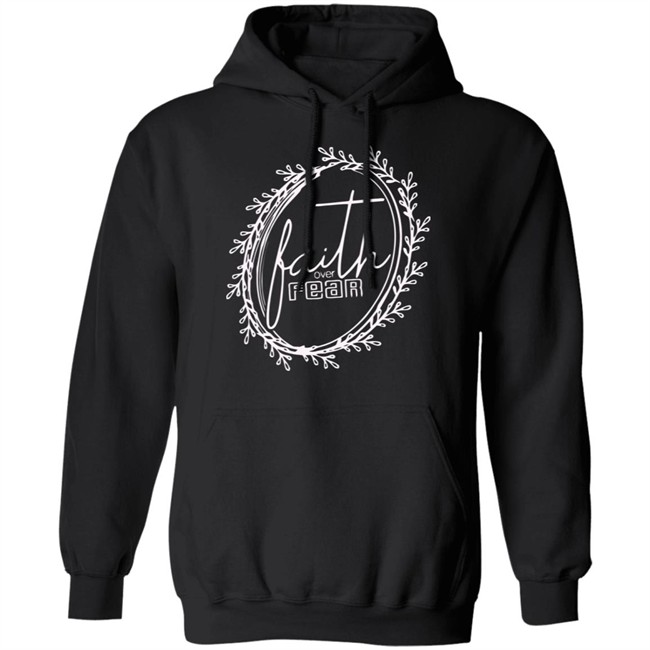Faith Over Fear Shirt Summer Casual Christian Inspirational Graphic Tees Tops Faith Over Fear Shirt Summer Casual Christian Inspirational Graphic Tees Tops