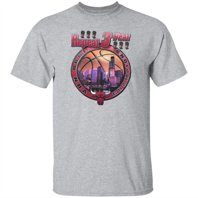 Repeat 3 Peat Shirt Vintage 1998 Starter x Repeat 3-Peat Chicago Bulls T-Shirts Repeat 3 Peat Shirt Vintage 1998 Starter x Repeat 3-Peat Chicago Bulls T-Shirts