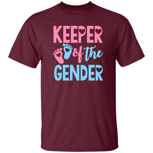 Gender Reveal Shirt Gender Reveal Keeper of the Gender Black T Shirt Gender Reveal Shirt Gender Reveal Keeper of the Gender Black T Shirt
