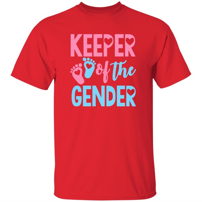 Gender Reveal Shirt Gender Reveal Keeper of the Gender Black T Shirt Gender Reveal Shirt Gender Reveal Keeper of the Gender Black T Shirt