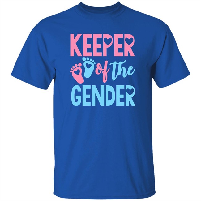 Gender Reveal Shirt Gender Reveal Keeper of the Gender Black T Shirt Gender Reveal Shirt Gender Reveal Keeper of the Gender Black T Shirt