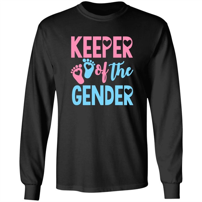 Gender Reveal Shirt Gender Reveal Keeper of the Gender Black T Shirt Gender Reveal Shirt Gender Reveal Keeper of the Gender Black T Shirt