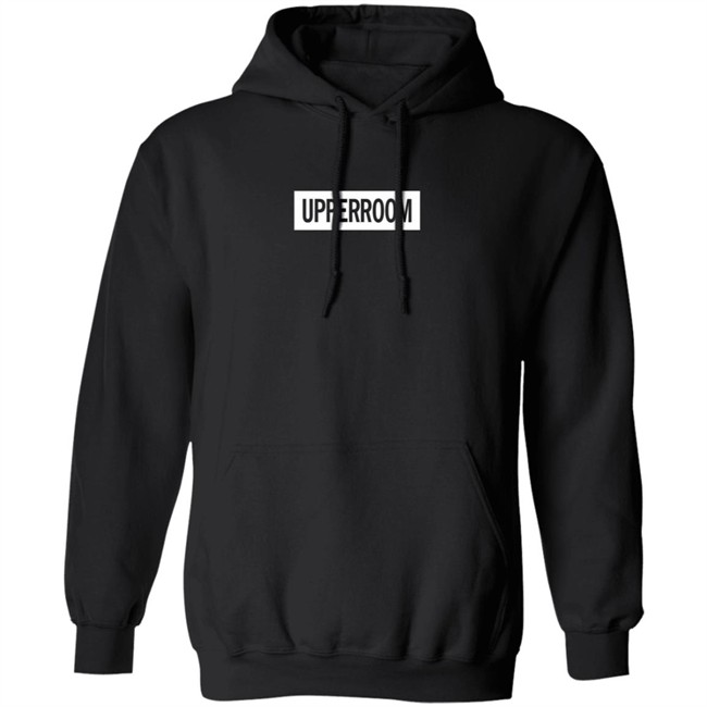 UYpperroom Merch Box Logo Black Hoodie UYpperroom Merch Box Logo Black Hoodie