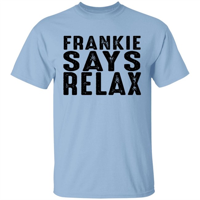 Frankie Say Relax Vintage White Short 80's New Wase Shirt Frankie Say Relax Vintage White Short 80's New Wase Shirt