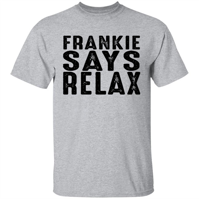 Frankie Say Relax Vintage White Short 80's New Wase Shirt Frankie Say Relax Vintage White Short 80's New Wase Shirt