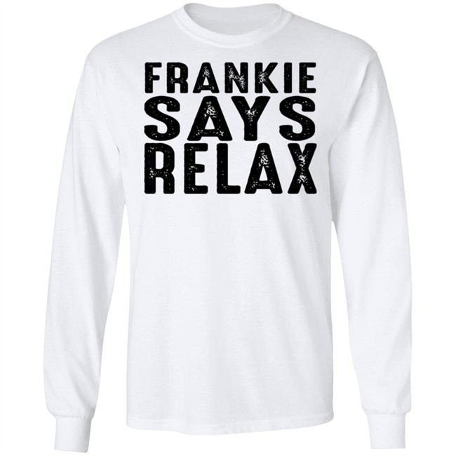 Frankie Say Relax Vintage White Short 80's New Wase Shirt Frankie Say Relax Vintage White Short 80's New Wase Shirt