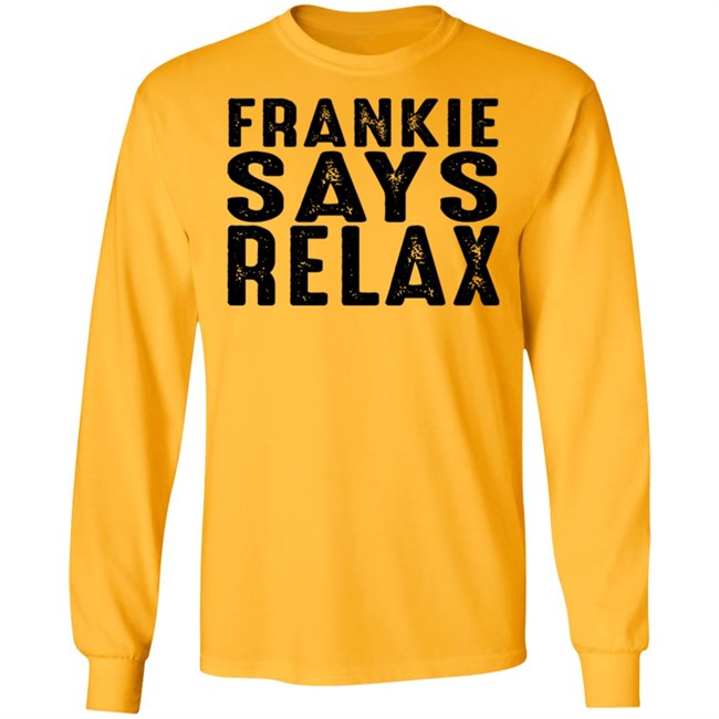 Frankie Say Relax Vintage White Short 80's New Wase Shirt Frankie Say Relax Vintage White Short 80's New Wase Shirt