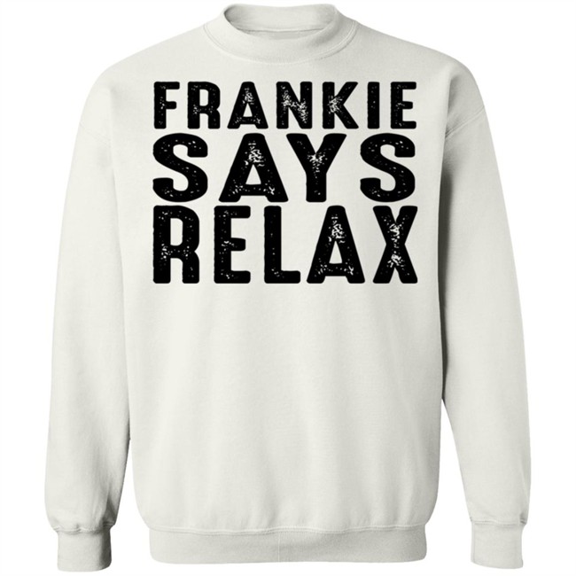 Frankie Say Relax Vintage White Short 80's New Wase Shirt Frankie Say Relax Vintage White Short 80's New Wase Shirt