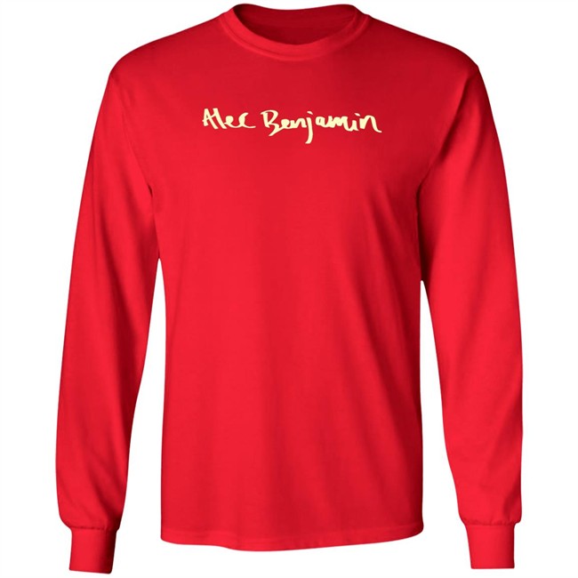 Alec Benjamin Red Embroidered Hoodie Red Embroidered Hooded Sweatshirt Alec Benjamin Red Embroidered Hoodie Red Embroidered Hooded Sweatshirt