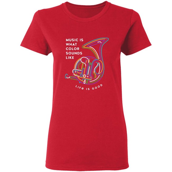 Life Is Good Music Color Horn T Shirt Music Color Horn Black Shirts Life Is Good Music Color Horn T Shirt Music Color Horn Black Shirts