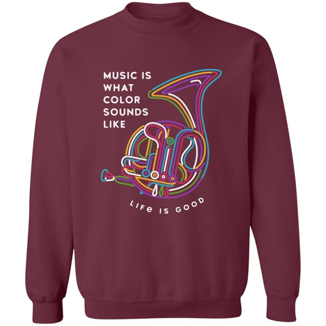 Life Is Good Music Color Horn T Shirt Music Color Horn Black Shirts Life Is Good Music Color Horn T Shirt Music Color Horn Black Shirts