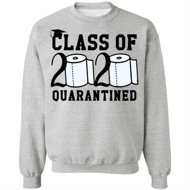 Class Of 2020 Quarantined Shirt Gray Shirt With Sayings Class Of 2020 Quarantined Shirt Gray Shirt With Sayings
