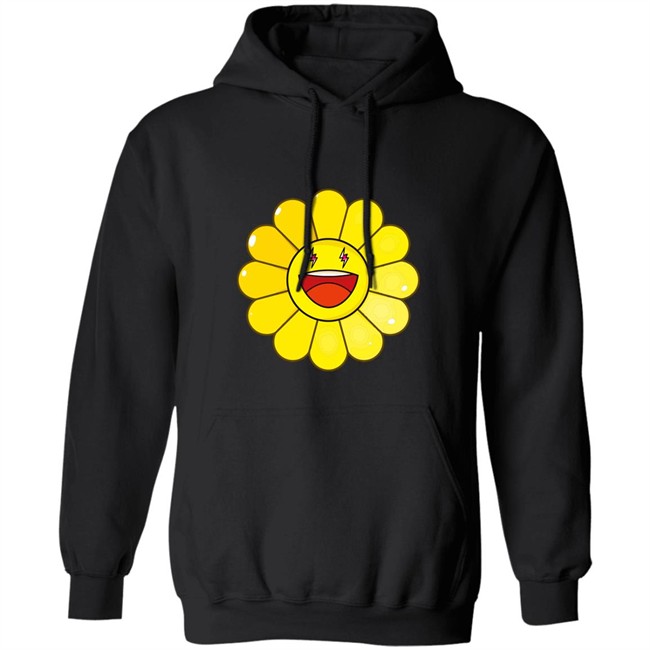Jbalvin Amarillo Large Flower Hoodie Amarillo Large Flower Black Hooded Sweatshirt Jbalvin Amarillo Large Flower Hoodie Amarillo Large Flower Black Hooded Sweatshirt