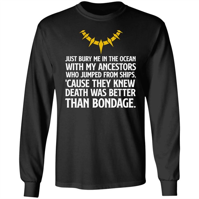Bury Me In The Ocean With My Ancestors Shirt Bury Me In The Ocean With My Ancestors Shirt