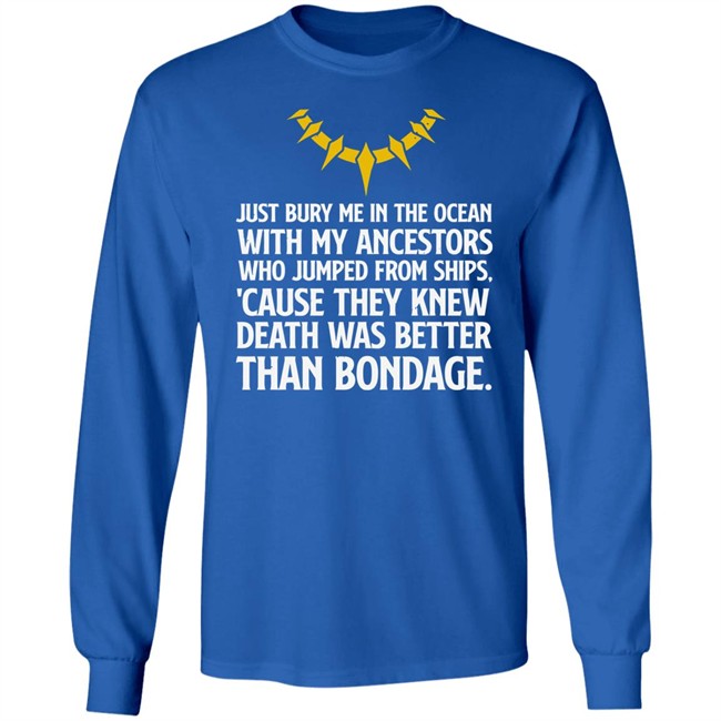 Bury Me In The Ocean With My Ancestors Shirt Bury Me In The Ocean With My Ancestors Shirt