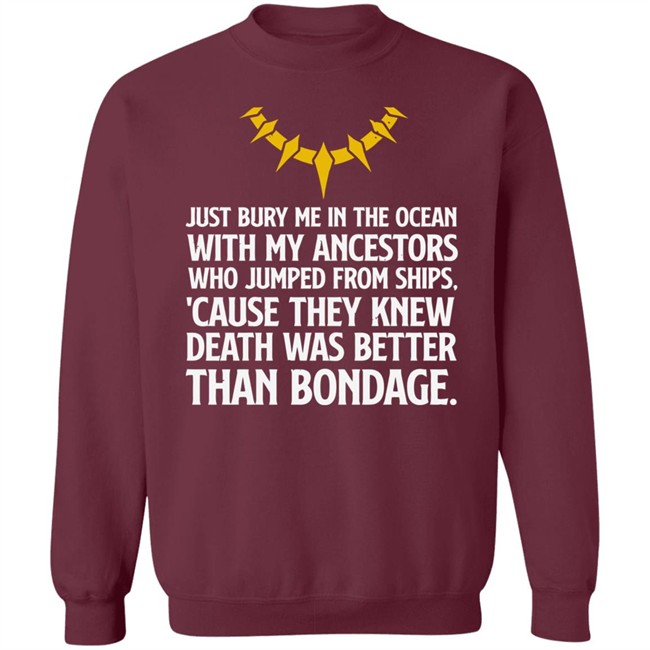 Bury Me In The Ocean With My Ancestors Shirt Bury Me In The Ocean With My Ancestors Shirt