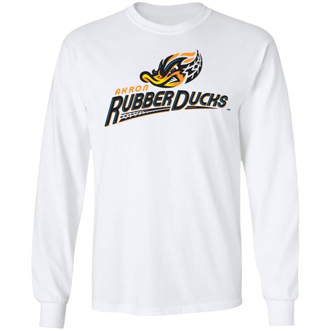 Akron Rubber Ducks Logo White Shirt Akron Rubber Ducks Logo White Shirt