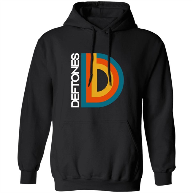 Deftones Capital D Hoodie Capital D Deftones Black Hooded Sweatshirt Deftones Capital D Hoodie Capital D Deftones Black Hooded Sweatshirt
