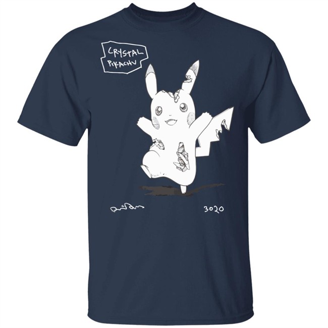 Pokemon Uniqlo S'pore Black T Shirt Crystal Pikachu 3020 Pokemon Uniqlo S'pore Black T Shirt Crystal Pikachu 3020