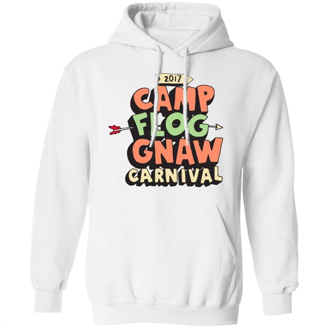 Camp Flog Gnaw Hoodie Camp Flog Gnaw 2017 White Hooded Sweatshirt Camp Flog Gnaw Hoodie Camp Flog Gnaw 2017 White Hooded Sweatshirt