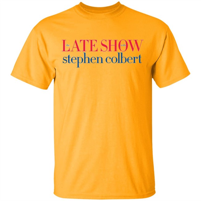 The Late Show With Stephen Colbert White Shirt The Late Show With Stephen Colbert White Shirt
