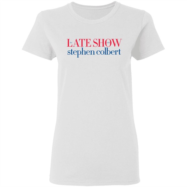 The Late Show With Stephen Colbert White Shirt The Late Show With Stephen Colbert White Shirt