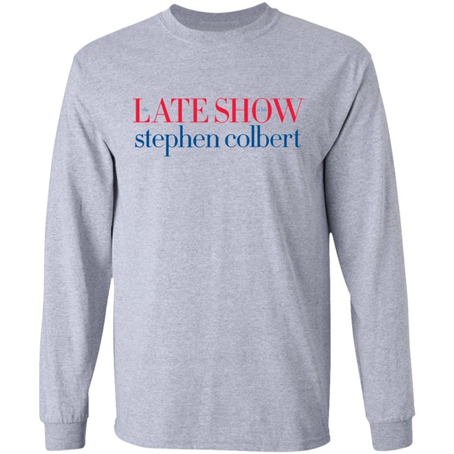 The Late Show With Stephen Colbert White Shirt The Late Show With Stephen Colbert White Shirt