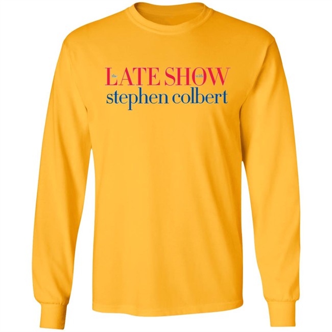 The Late Show With Stephen Colbert White Shirt The Late Show With Stephen Colbert White Shirt