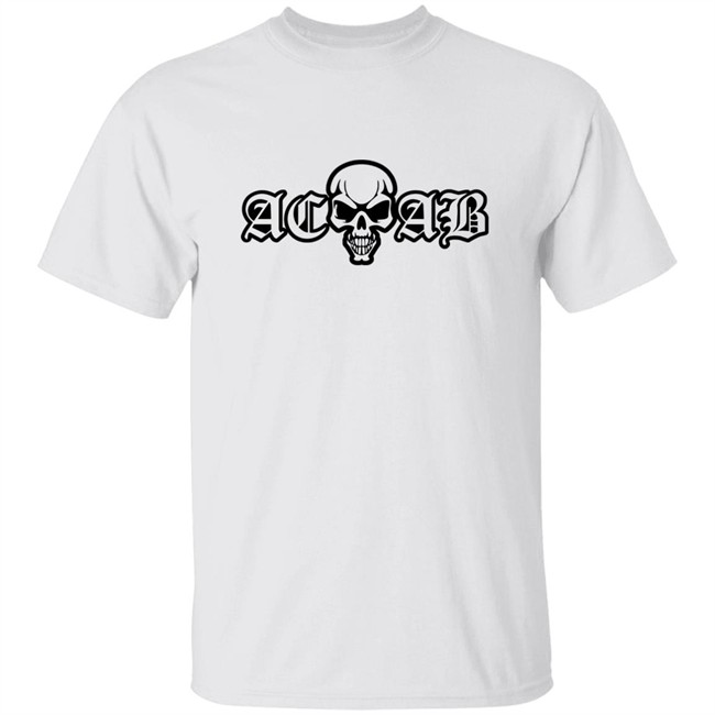 Acab Shirt Acab Skull White T Shirt Acab Shirt Acab Skull White T Shirt