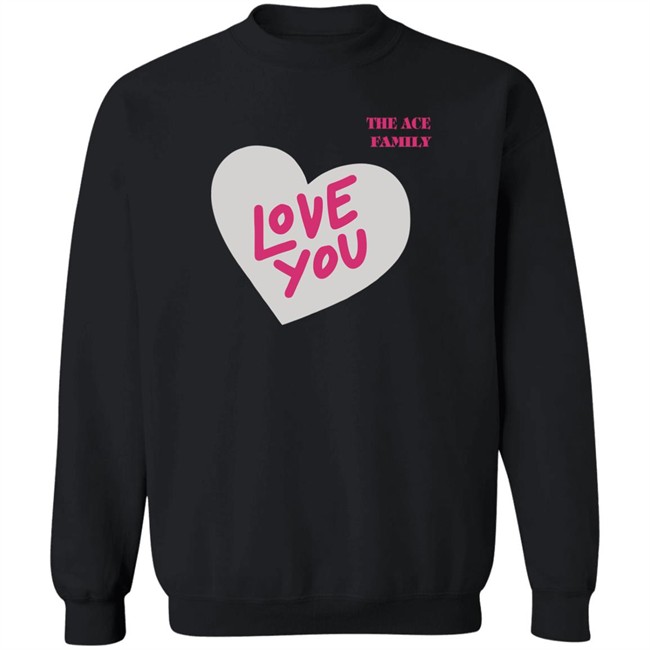 Shop Ace Family Love You Hoodie Love You Shop Ace Family Pink Hooded Sweatshirt Shop Ace Family Love You Hoodie Love You Shop Ace Family Pink Hooded Sweatshirt
