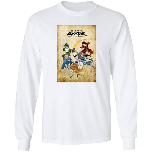 Avatar The Last Airbender Shirt Aang Katara Toph Beifong Sokka Zuko Avatar The Last Airbender Poster T Shirts Avatar The Last Airbender Shirt Aang Katara Toph Beifong Sokka Zuko Avatar The Last Airbender Poster T Shirts