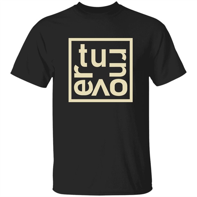 Turnover Box Logo Shirt Box Logo Turnover Black T Shirt