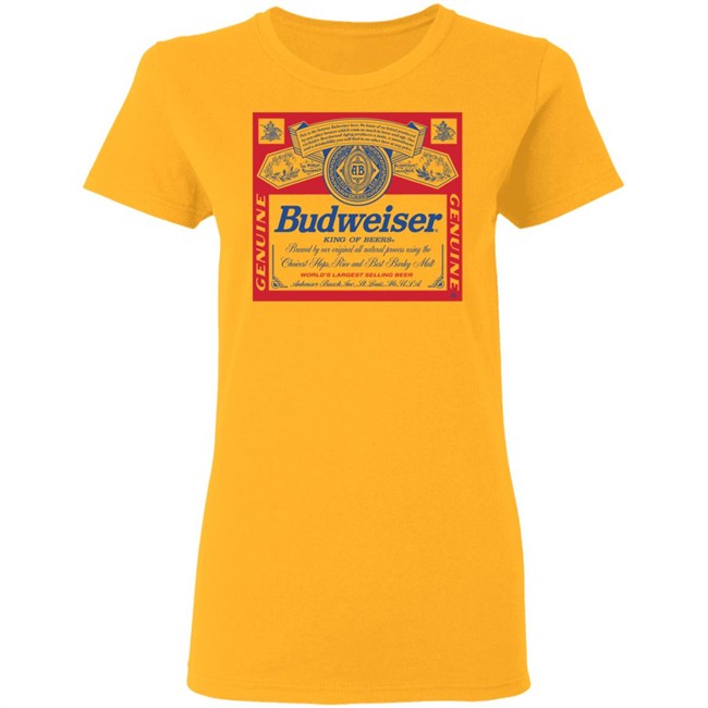 Vintage Junk Food Budweiser White T Shirt Vintage Junk Food Budweiser White T Shirt