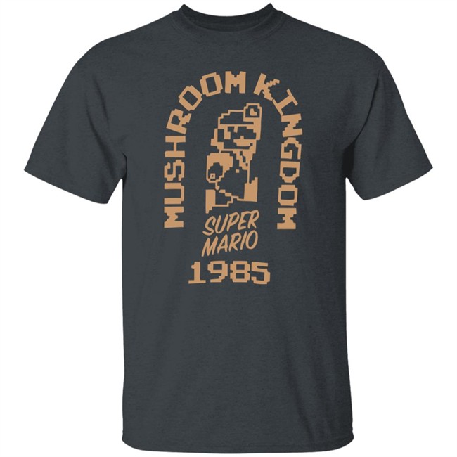 Super Mario 35th anniversary Mushroom Kingdom 1985 T Shirt Super Mario 35th anniversary Mushroom Kingdom 1985 T Shirt