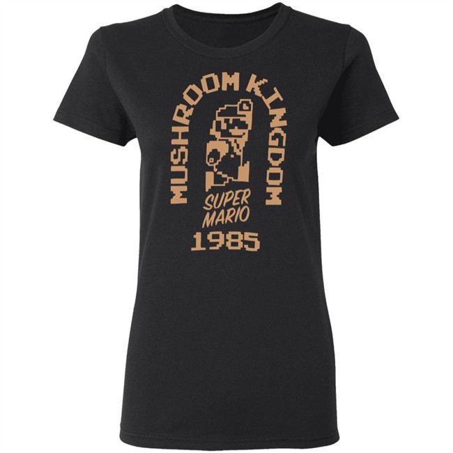 Super Mario 35th anniversary Mushroom Kingdom 1985 T Shirt Super Mario 35th anniversary Mushroom Kingdom 1985 T Shirt