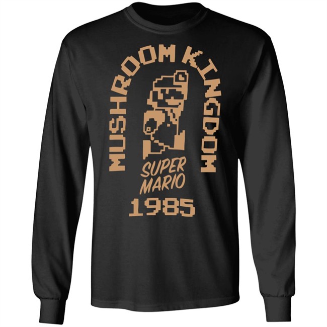 Super Mario 35th anniversary Mushroom Kingdom 1985 T Shirt Super Mario 35th anniversary Mushroom Kingdom 1985 T Shirt