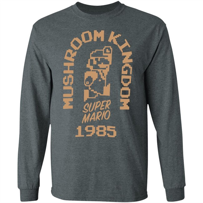 Super Mario 35th anniversary Mushroom Kingdom 1985 T Shirt Super Mario 35th anniversary Mushroom Kingdom 1985 T Shirt