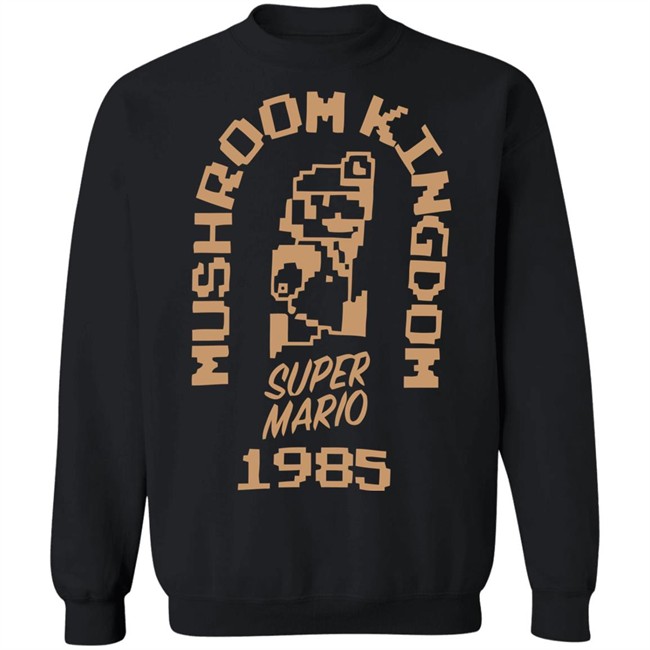 Super Mario 35th anniversary Mushroom Kingdom 1985 T Shirt Super Mario 35th anniversary Mushroom Kingdom 1985 T Shirt