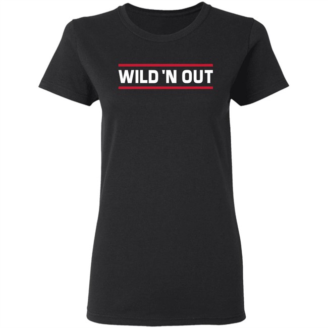 Mtvshop Wild 'N Out Lined Logo T Shirt Wild 'N Out Lined Logo Mtvshop Black Shirts Mtvshop Wild 'N Out Lined Logo T Shirt Wild 'N Out Lined Logo Mtvshop Black Shirts
