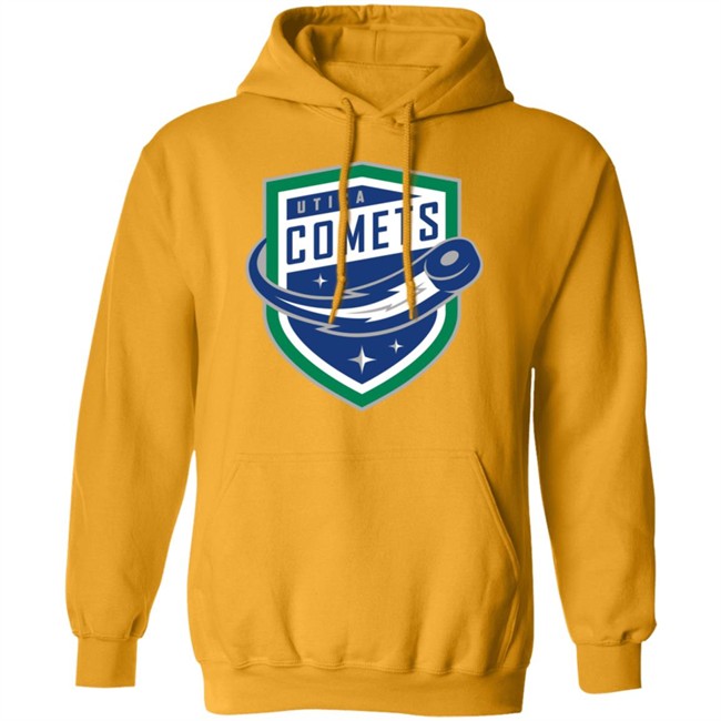 Utica Comets’ Popular Puck The White T-shirts Utica Comets’ Popular Puck The White T-shirts
