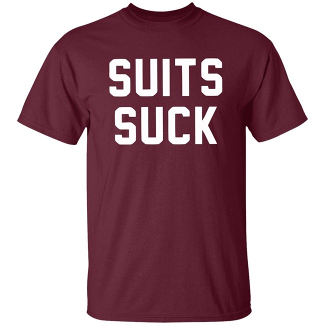 Barstool Sports Suits Suck Shirt Suits Suck Barstool Sports Red T Shirt Barstool Sports Suits Suck Shirt Suits Suck Barstool Sports Red T Shirt